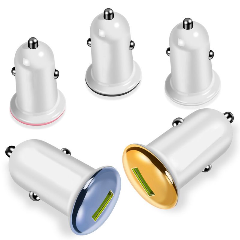 Museksfestival QC3.0 3.1A Faarf USB Schnell Eenzelport Autolader_voghion.com