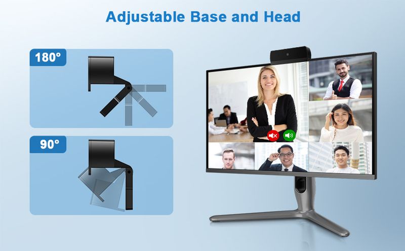 1080P USB Webcam With Microphone Autofocus Camera For PC Computer Laptop Live Streaming Webcam For Video Calling_voghion.com