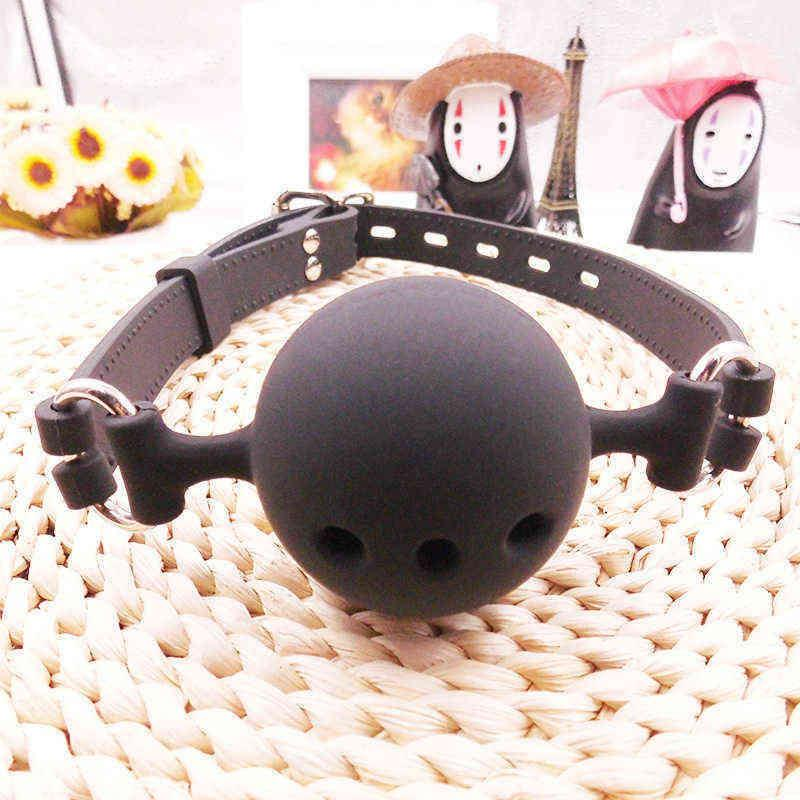 NXY Brinquedos adultos Silicone Boca Aberta Mordaça Sexo Bondage BDSM Fetiche Restrições Bola de Brinquedo Acessórios Exóticos fetiche m_voghion.com