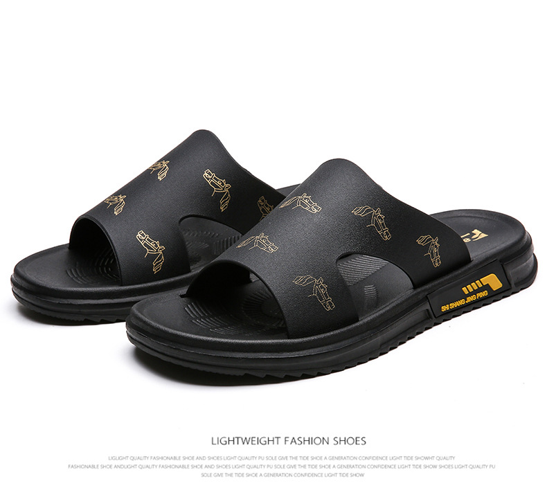 Nya sommartofflor Herr S Koreansk version av trenden Utomhuskläder Flip Flops Casual Strandskor Mode inomhus Cool_voghion.com