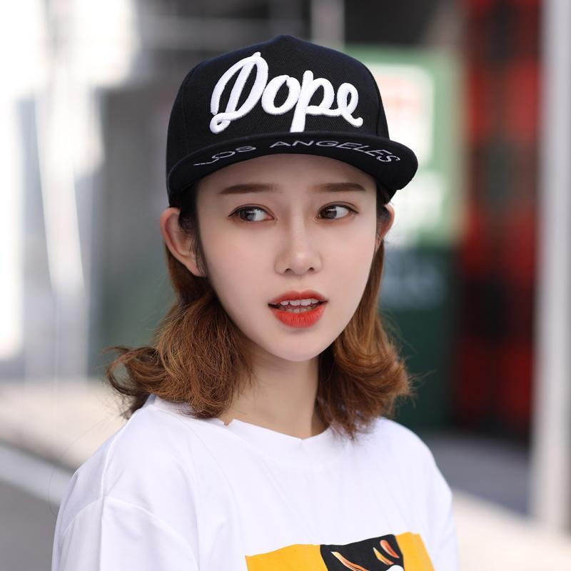 Chapeau femme hip-hop casquette à bord plat version coréenne du chapeau de soleil décontracté polyvalent printemps et été casquette de langue de canard casquette de baseball de danse de rue_voghion.com
