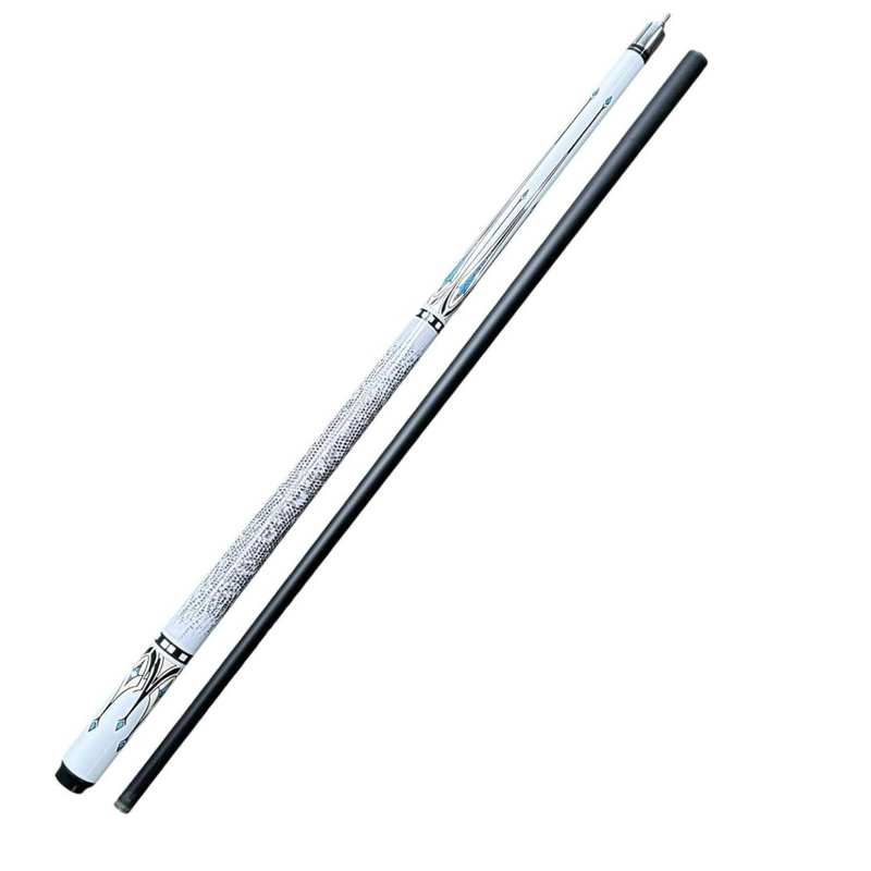 Carbon Fiber Pool Cue Set For Home And Bar, 12.5mm Tip Billiard Carbon Fiber Cue, 57.68 Inch 1/2 Split Type Professional Carbon Fiber Pool Cue_voghion.com