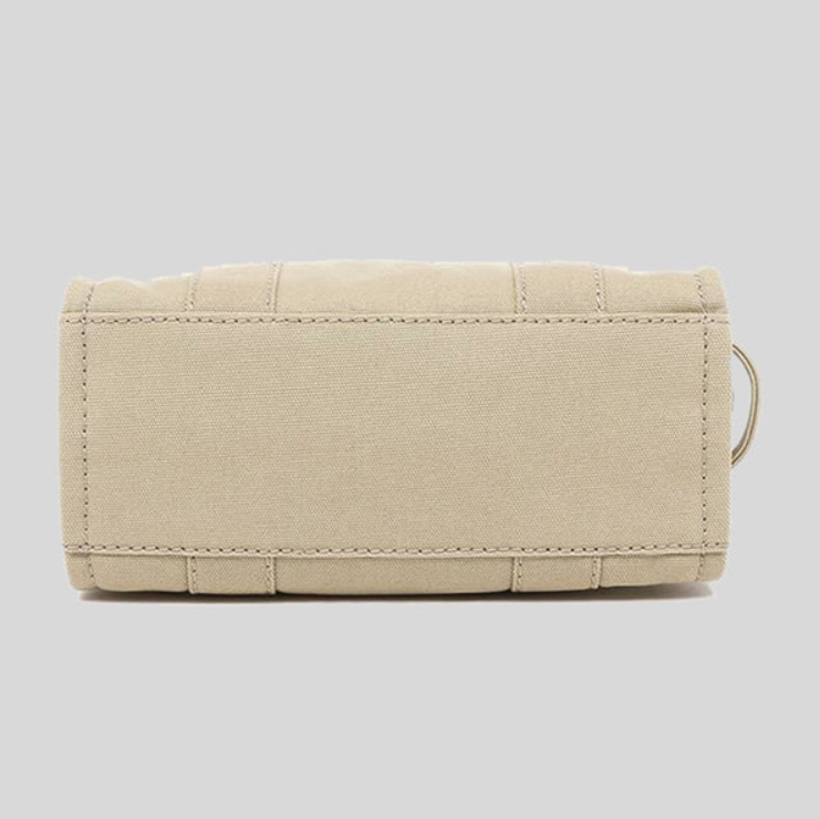 Marc Jacobs Tote The Mini Beige Blanco Logobeige Cotton M0016493 260_voghion.com