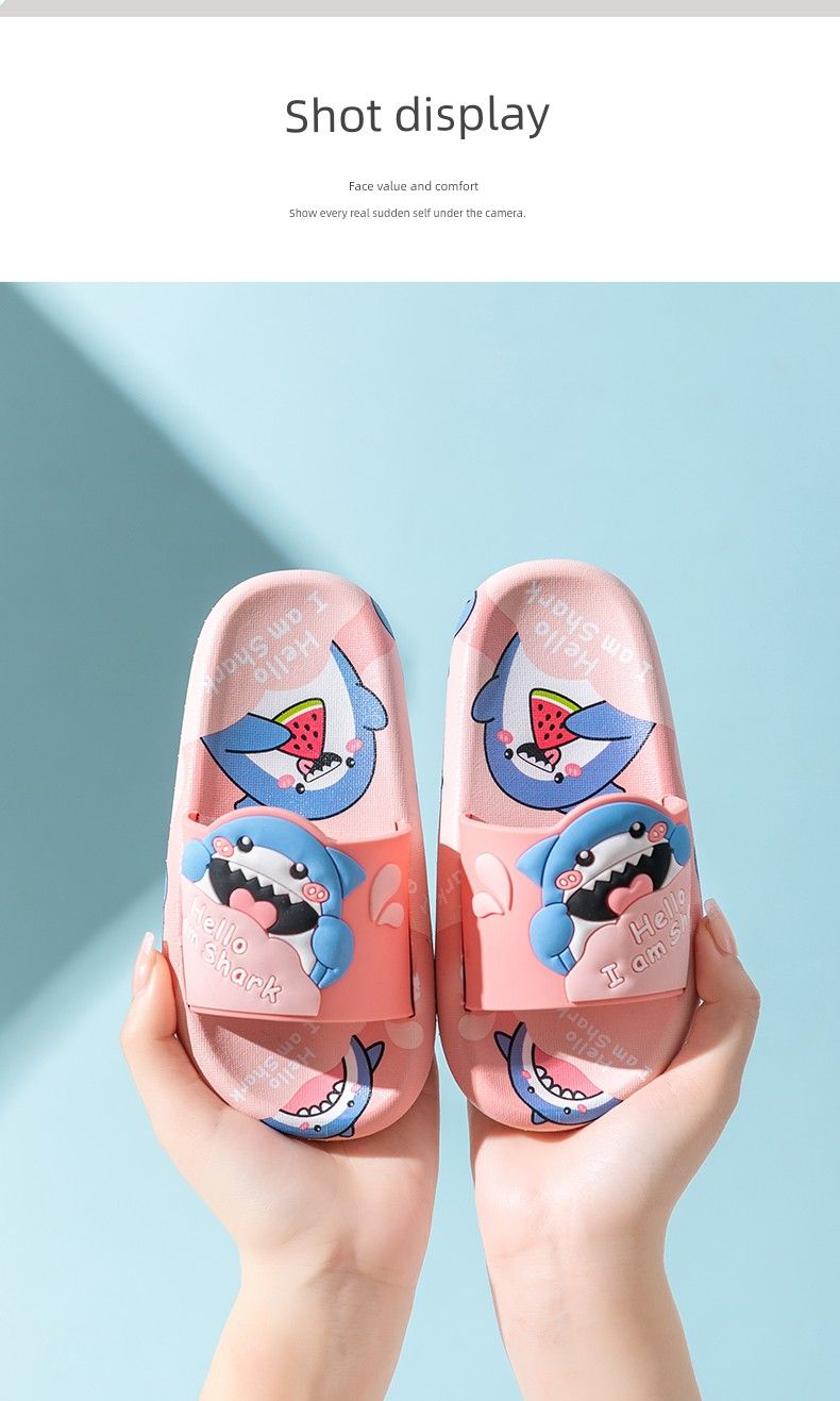 Sandali da bagno con fondo morbido per bambini, motivo: cartoni animati, per la casa_voghion.com