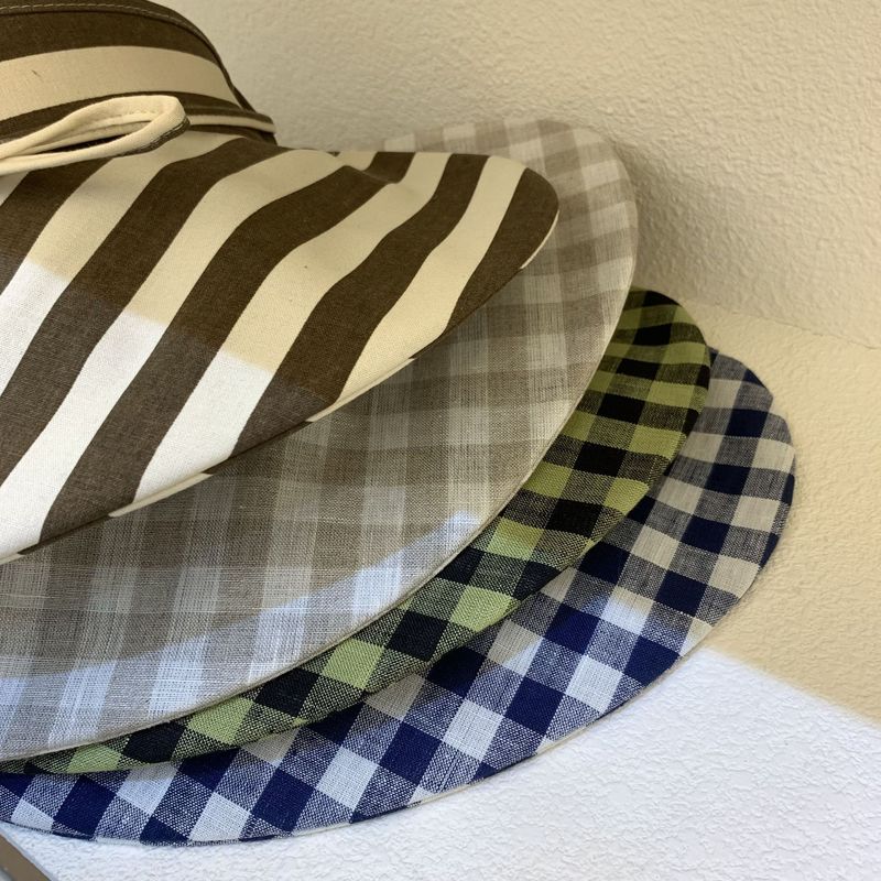 Korean-style Linen Women's Summer Wide-brimmed Sun Hat, Outdoor UV Protection Sun Hat_voghion.com