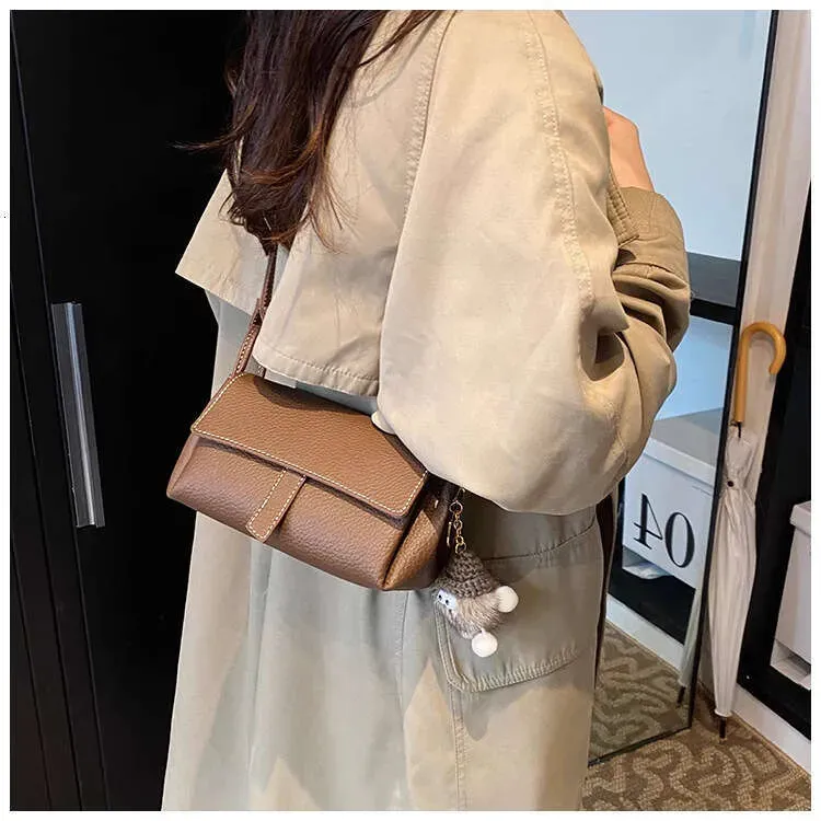 Borsa a tracolla semplice ed elegante, piccola e versatile, da donna, alla moda, squisita._voghion.com