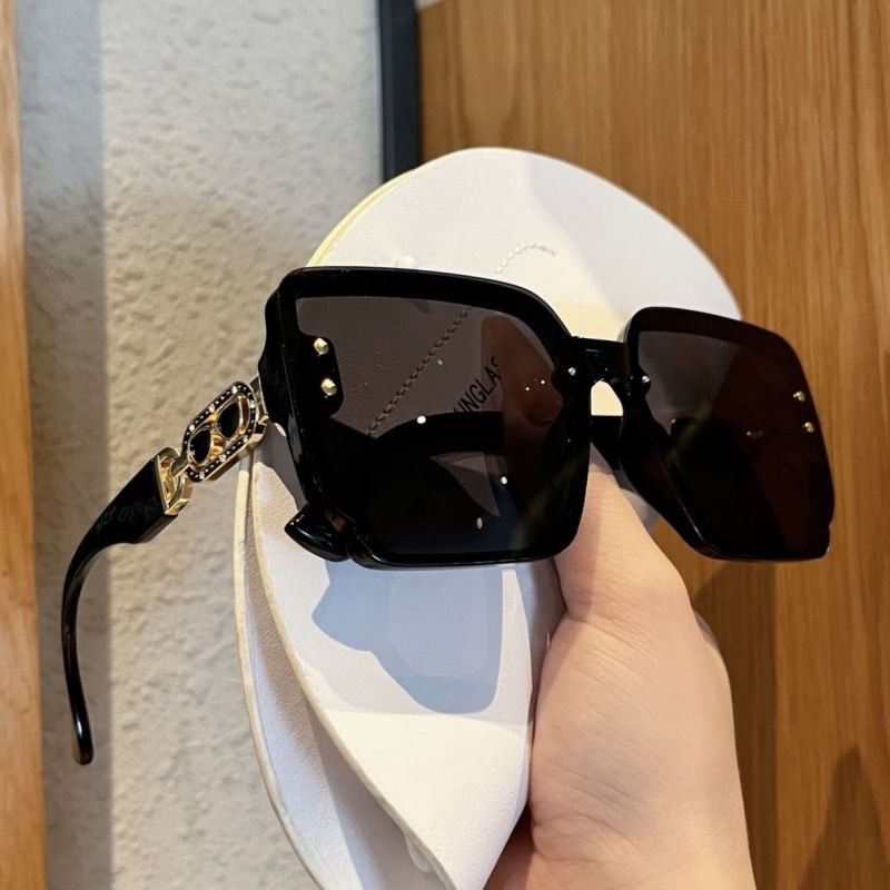 High-Definition Polarized Sunglasses For Women, Advanced Square Large Frame Sunglasses, Live Streaming Same_voghion.com