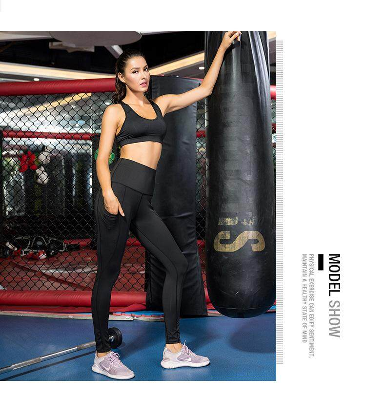 SUPERFLOWER ženske športne pajkice z visokim pasom Fiess pajkice joga hlače z žepi, 4-smerno raztegljive_voghion.com