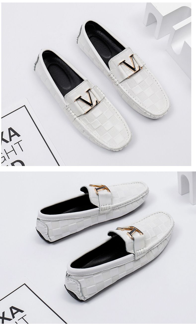 Herren-Slip-On-Loafer – Atmungsaktive Autofahrerschuhe aus echtem Leder mit Gummisohle für Business-Casual-Komfort_voghion.com