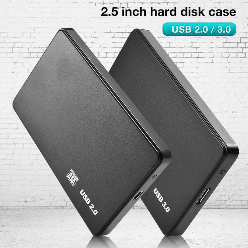 2,5-Zoll-Fach USB3.0/2.0 Mobiles ABS-SATA-HDD-SSD-Festplattengehäuse für Laptop_voghion.com