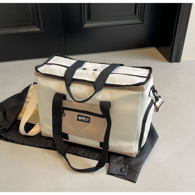 Modieuze lichtgewicht sport-fitnesstas Grote capaciteit Verplaatsbare draagbare opbergtas Schoenen Droog en nat Scheiding Yoga-trainingstas_voghion.com