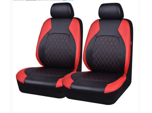 Car seat cover single line quilted bracket leather pu leather_voghion.com