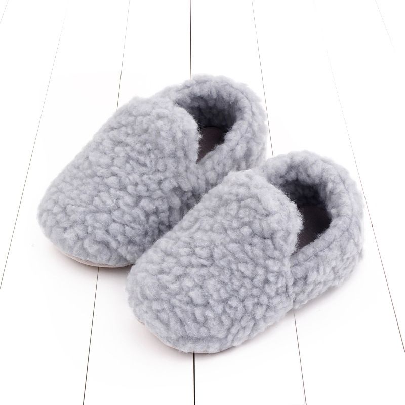 Scarpe da bambino autunno e inverno scarpe da bambino foderate in pile suola in gomma morbida antiscivolo scarpe da bambino scarpe di cotone scarpe da bambino all'ingrosso 2706_voghion.com