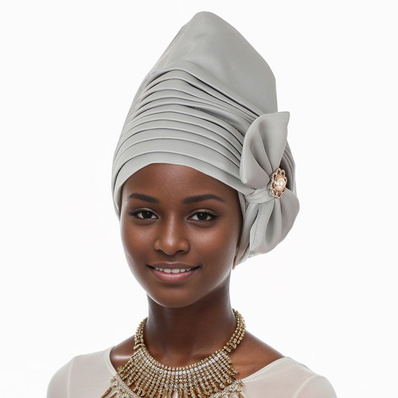 New Multi Layer Discount Side Decorative Beads Bow Ethnic Hat Indian Hat African Hat Source Factory_voghion.com