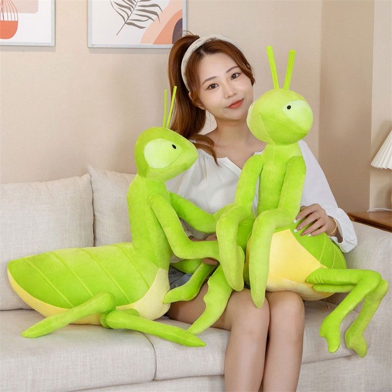 Plush Large Praying Mantis Stuffed Toy Super Soft Short Plush Cute And Creative Doll Wholesale For_voghion.com