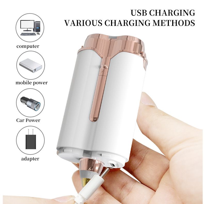 Elektrischer 2-in-1-Augenbrauentrimmer – Wiederaufladbares Haarentfernungsgerät für Frauen_voghion.com