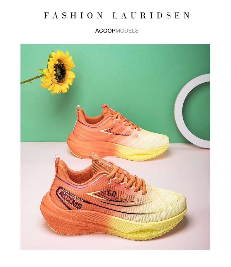 Professional Racing Carbon Plate Ultra-light Shock Absorption Popcorn Rebound Unisex Sports Marathon Running Shoes_voghion.com