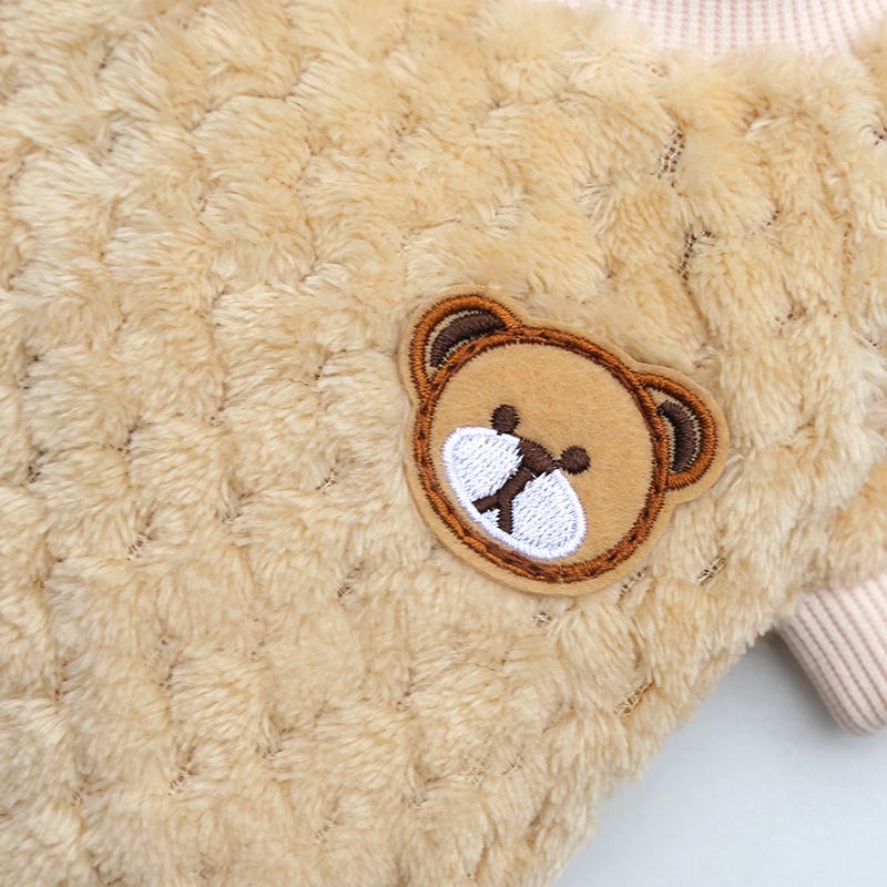 Ropa para perros pequeños y grandes, ropa para gatos, otoño e invierno, nuevos suministros para mascotas, ropa de vellón, método, cubo, ropa de dos patas, cuadros_voghion.com