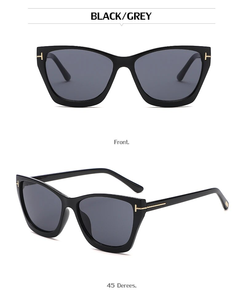 Fashion Vintage Small Cat Eye Sunglasses Women Designer Retro Cateye Sun Glasses for Ladies New Fashion Square Sunglass Female_voghion.com