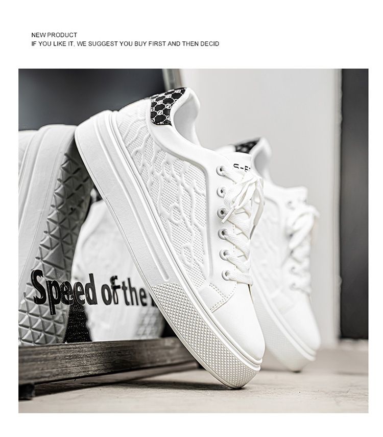 Men's Casual Sneakers With Snake Print Design - Soft Sole, Low-Top, Breathable & Comfortable For Daily Wear - Sizes 39-44 Sports Shoes Men_voghion.com