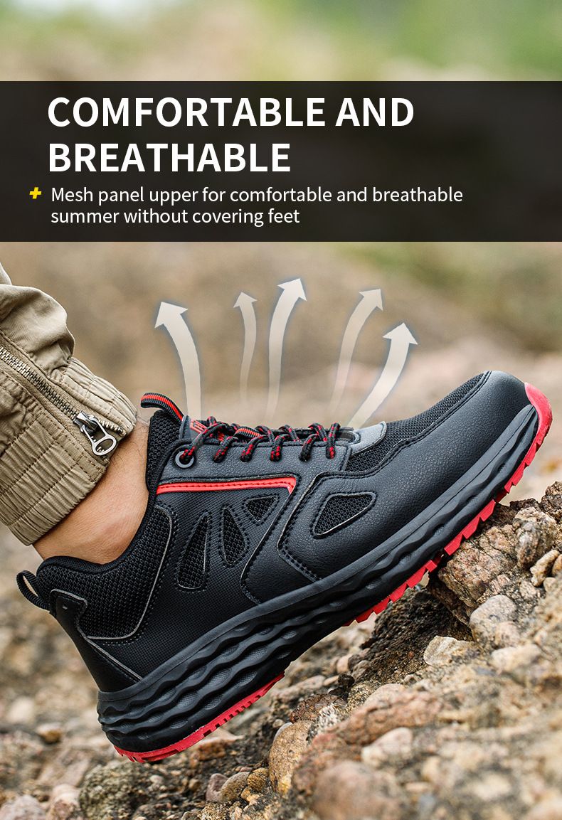 Sapatos de trabalho masculinos especiais, resistentes à abrasão, antiderrapantes, com isolamento de 6Kv, para eletricistas, anti-esmagamento e anti-perfuração, oferecendo proteção completa para o trabalho._voghion.com