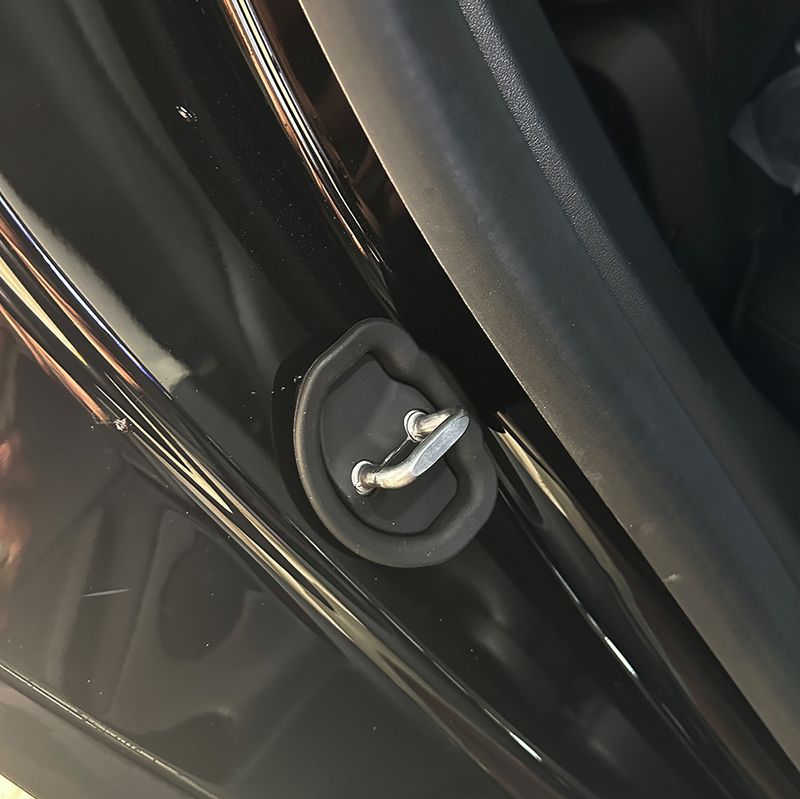 Beschermer Anti-botsingsbeschermhoes Schokabsorberende autodeurslotkappen voor Tesla 3 Model Y_voghion.com
