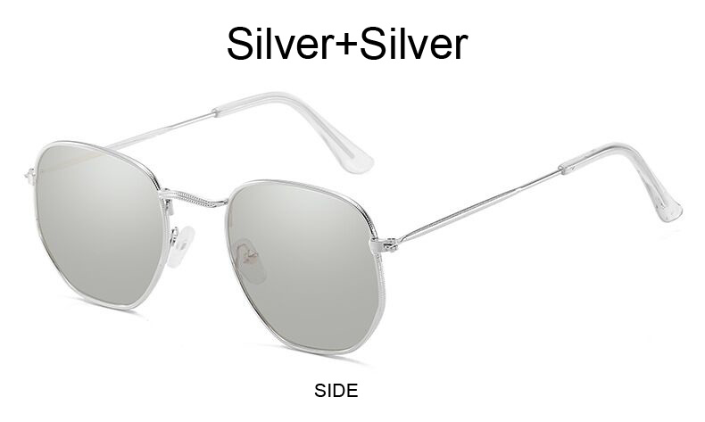 Metall Quadrat Sonnenbrille Frau Vintage Sonnenbrille Weibliche Mode Marke Spiegel Brillen Farbige Linsen Designer Gafas_voghion.com