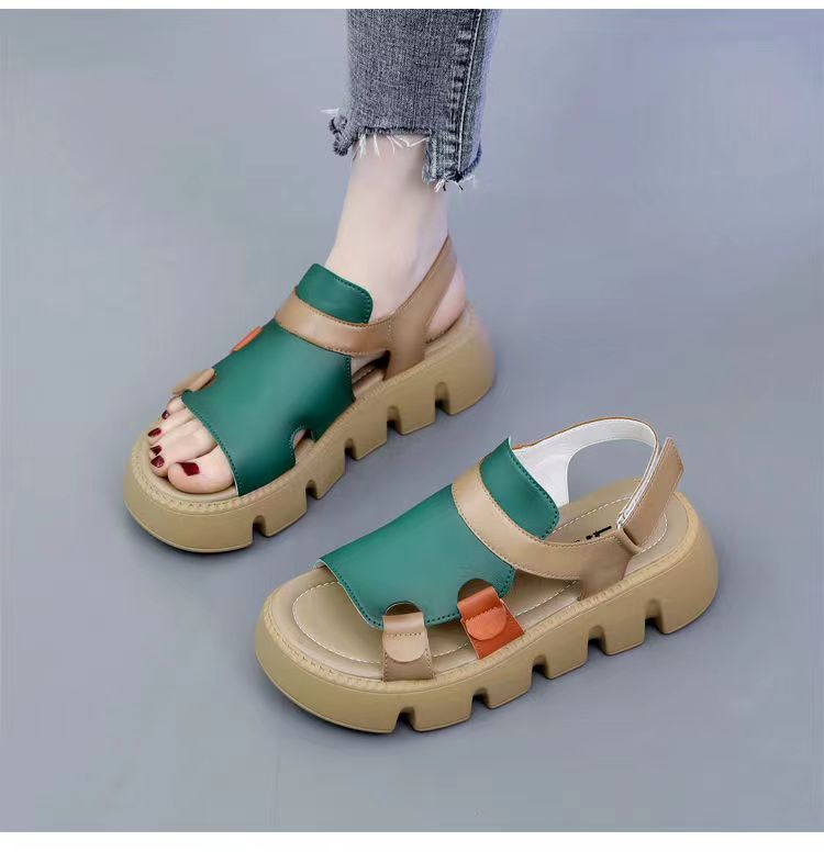 Summer Must -Have:Women`s Thick - Soled Open - Toe Sandals For Height & Style_voghion.com