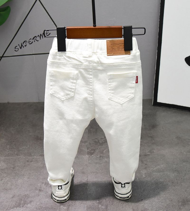 Mamm & Kanner Fréijoer an Hierscht Neie koreanesche Stil Solid Faarf Casual Hosen fir Kanner, Jongen a Meedercher 830 831_voghion.com