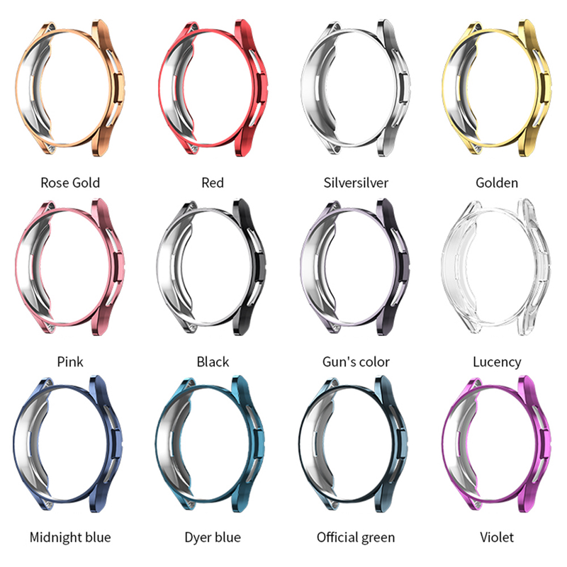 TPU-hoesje voor Samsung Classic 43 mm 47 mm vergulde schermbeschermer rondom Bump Shell Galaxy Watch 6_voghion.com