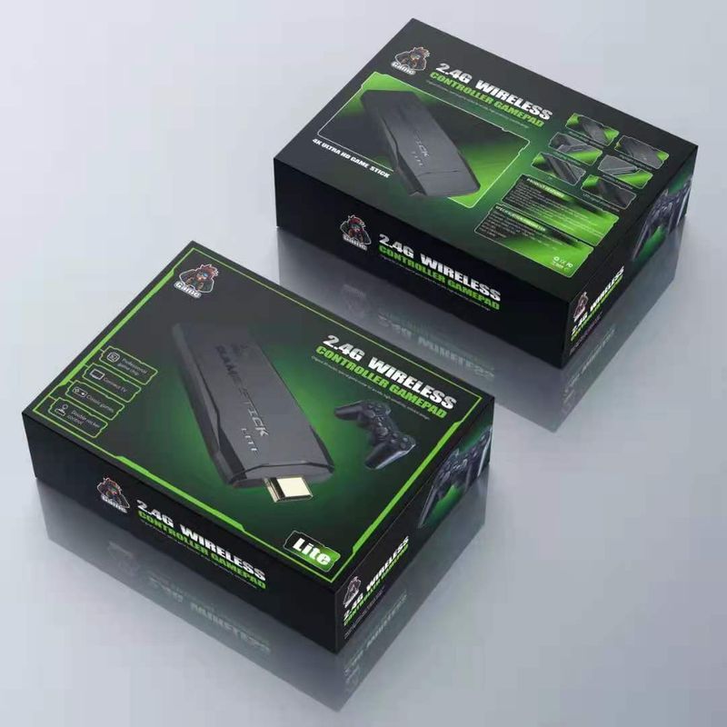 Console de jeu HDMI haute définition avec contrôleur double lecteur sans fil classique M8 Home TV_voghion.com