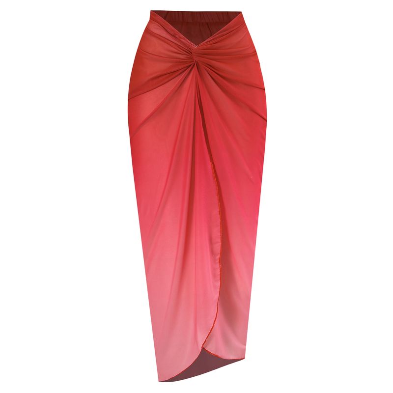 Women's Clothing Backless Sexy New One Piece Swimsuit Mesh Beach Skirt Swimsuit Suit_voghion.com
