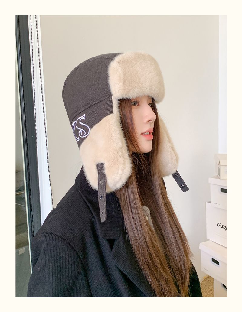 Cappello Lei Feng per uomo e donna dello stesso stile, autunno e inverno, caldo e spesso, in peluche, versatile, per ciclismo, sci e protezione per le orecchie._voghion.com