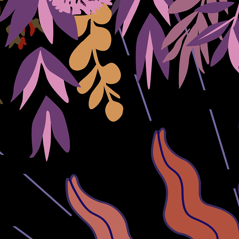 Tapiz floral colorido, tela para colgar en la pared del hogar, tela de fondo de gran tamaño, tela para colgar junto a la cama, dormitorio_voghion.com