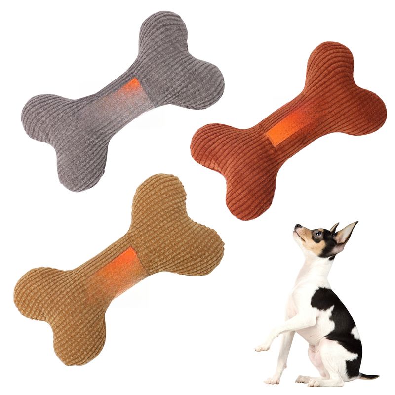 Pluche bot hond piepend puppy speeltje met direct geluid_voghion.com