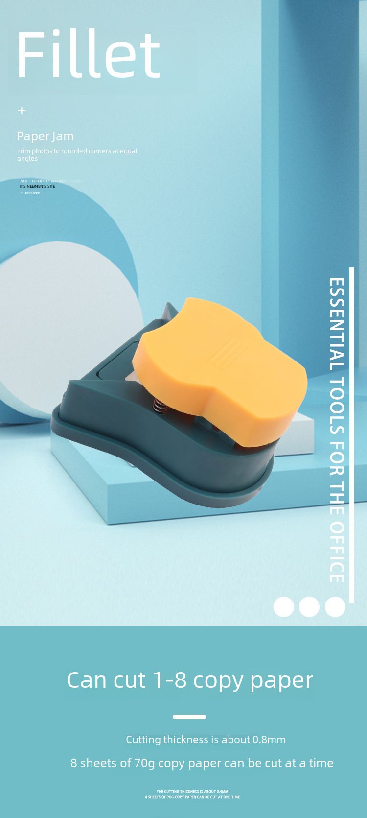 Photo business card PVC paper cutter photo corner chamfer R4R5 corner cutter manual hand account rounding round cutter_voghion.com