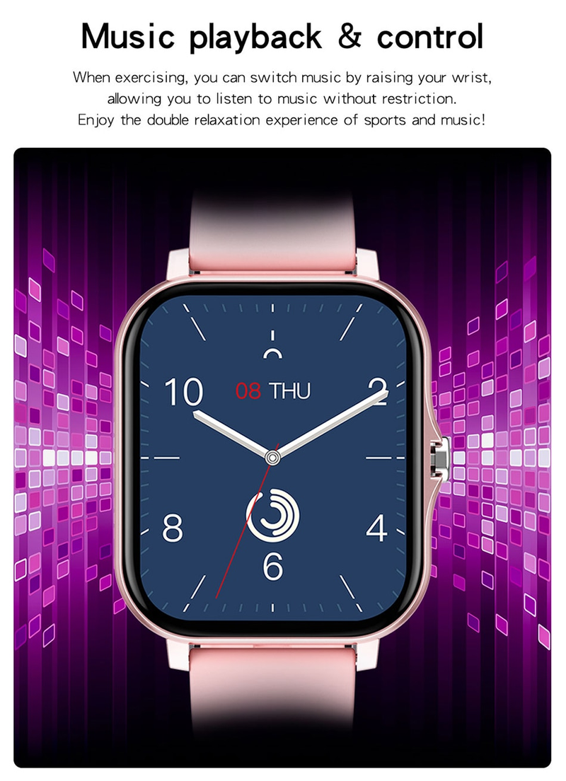 Versão estrangeira Y13 smartwatch 1,83 polegadas/GT20 frequência cardíaca Bluetooth chamada tela sensível ao toque pulseira inteligente_voghion.com
