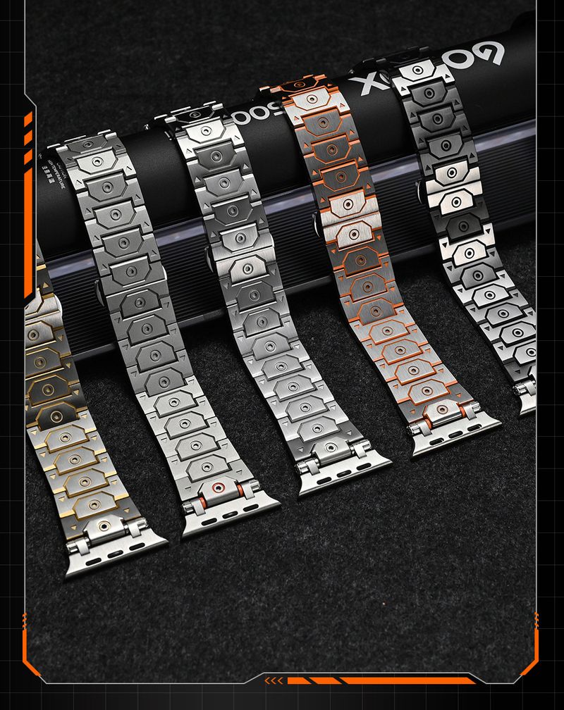 Klocktillbehör Lämplig för armband rostfritt stål massivt metall stålarmband klockarmband_voghion.com