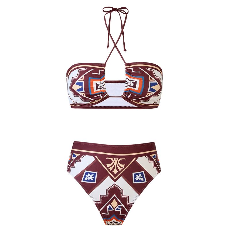 Odzież damska Split Women's Swimsuit Vacation Bikini Swimsuit_voghion.com