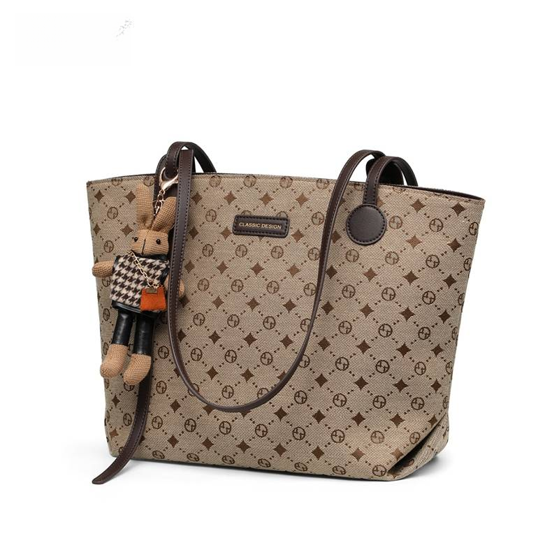 Borsa a tracolla da donna in tela, grande capacità, nuova, 2025, alla moda, per pendolari_voghion.com