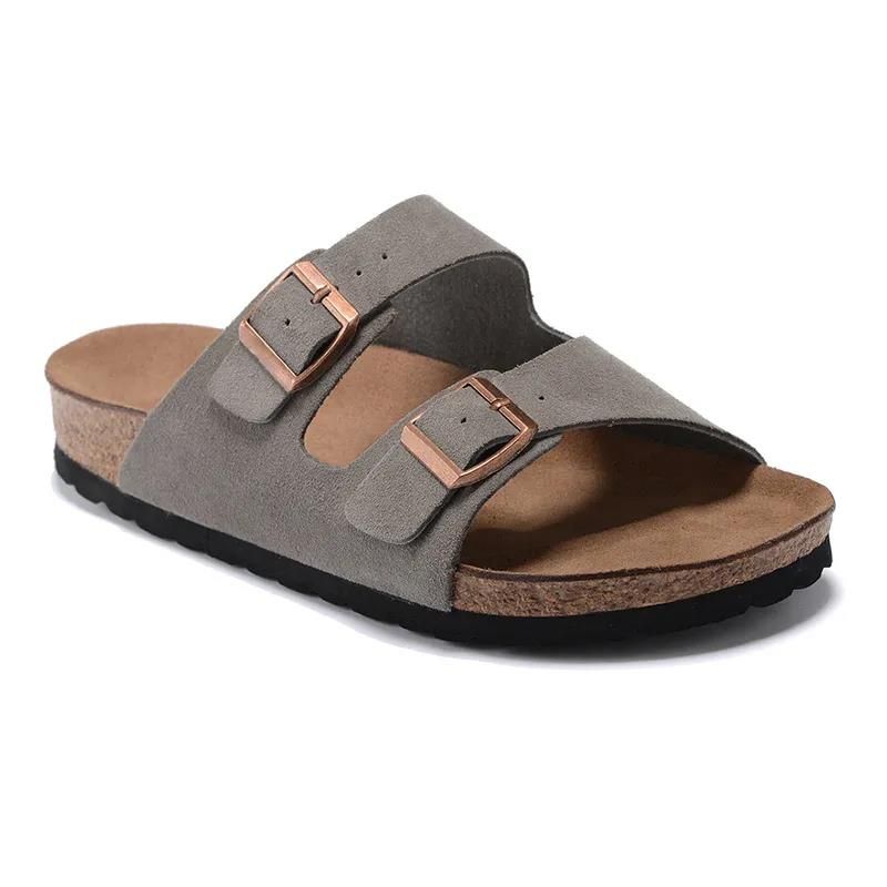 free Shipping Slippers Designer Sandals For Men Women Slides Shoes Sliders Suede Leather Sandal Flip Flops Slide Big_voghion.com