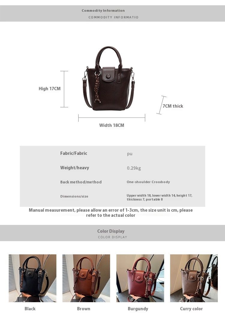 Borsa a tracolla di alta qualità 2024 nuovo design di nicchia mini borsa a secchiello da viaggio con giunture_voghion.com