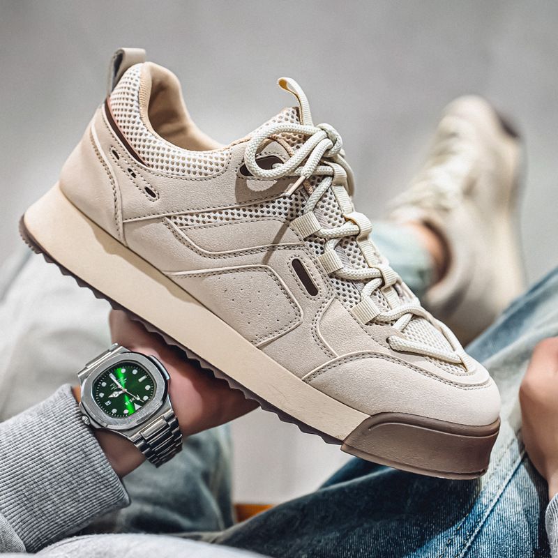 Baskets style Harajuku coréen Agan pour hommes, chaussures décontractées, grande taille, tendance, printemps et automne 2025_voghion.com