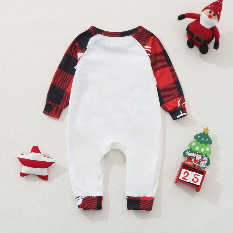 Weihnachtliches Familien-Partner-Pyjama-Set – Gemütliche Langarm-Nachtwäsche mit festlichem Aufdruck für Eltern und Kinder (S-XXL, 2T-14T, 3M-24M)_voghion.com