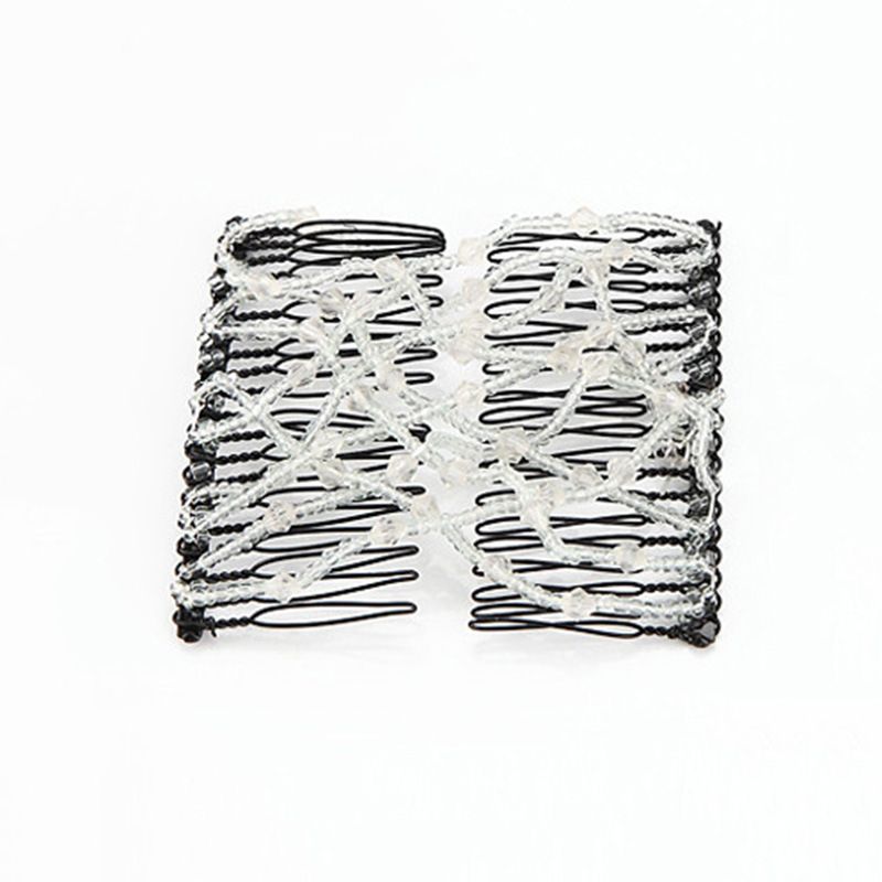 Vsestranski glavnik za vstavljanje kristalnih perlic, naprava z diskom iz čarobne žice, glavnik za oblikovanje las z mrežico_voghion.com