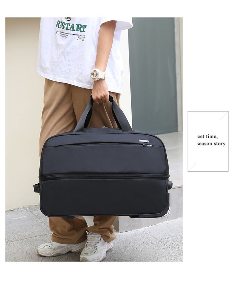 Bolsa Oxford para sujetador y barra, de gran capacidad, con capacidad para varias capas, ideal para viajes, para hombres._voghion.com