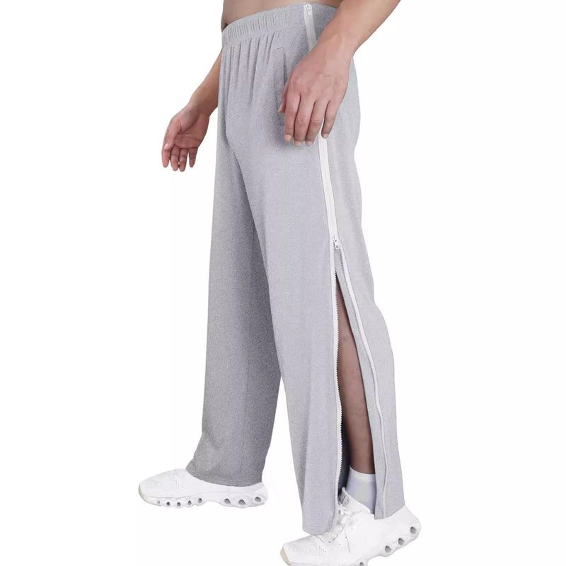 Pantalones deportivos con cremallera para hombre, holgados, para entrenamiento, de baloncesto, modernos, sencillos y versátiles._voghion.com