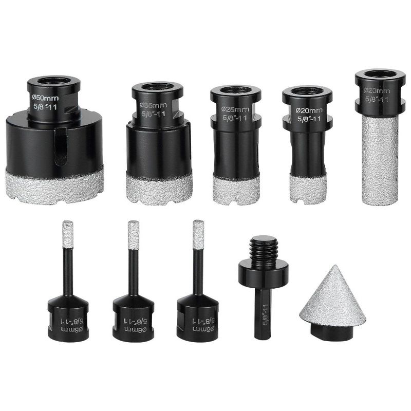 Stora 6 Drill Milling PCS 35 With Diamond And Finger 25 Blade Core Bit Cone 50mm Bit Hole 7 Set Diamond Saw Bit 20 6 Kit 6 Saw_voghion.com