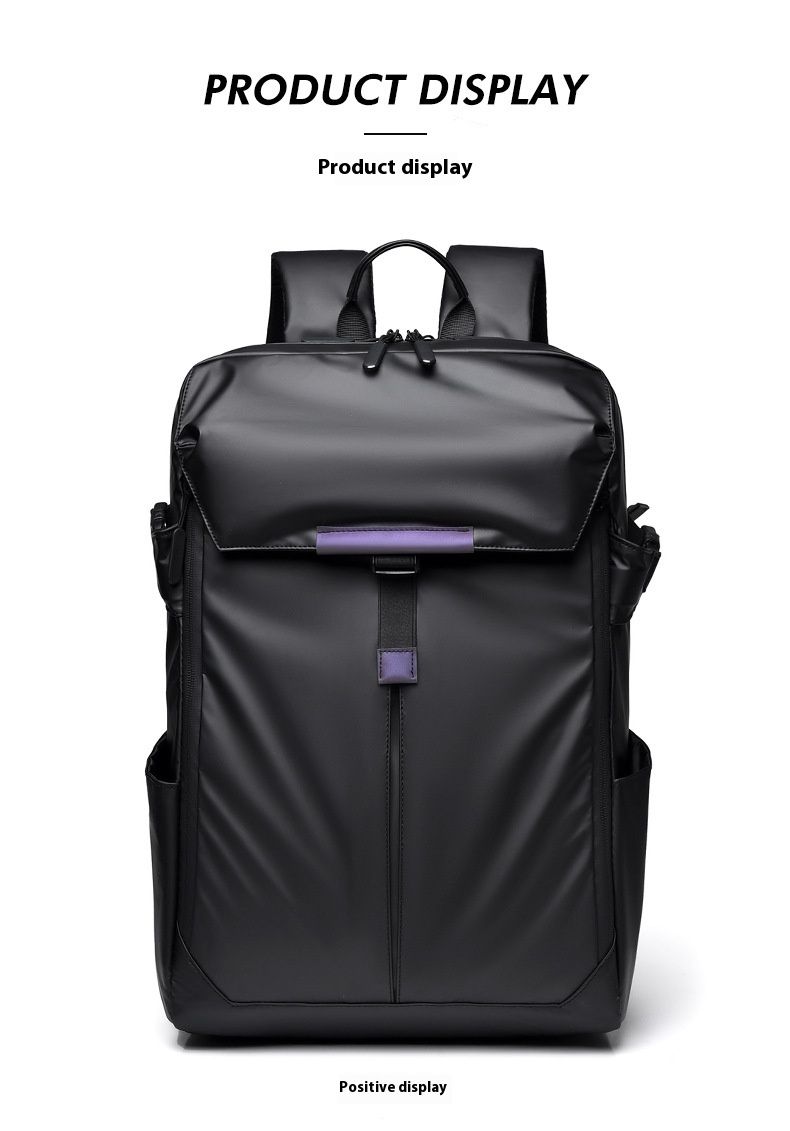 Mochila funcional masculina multifuncional à prova d'água leve e de grande capacidade para computador_voghion.com