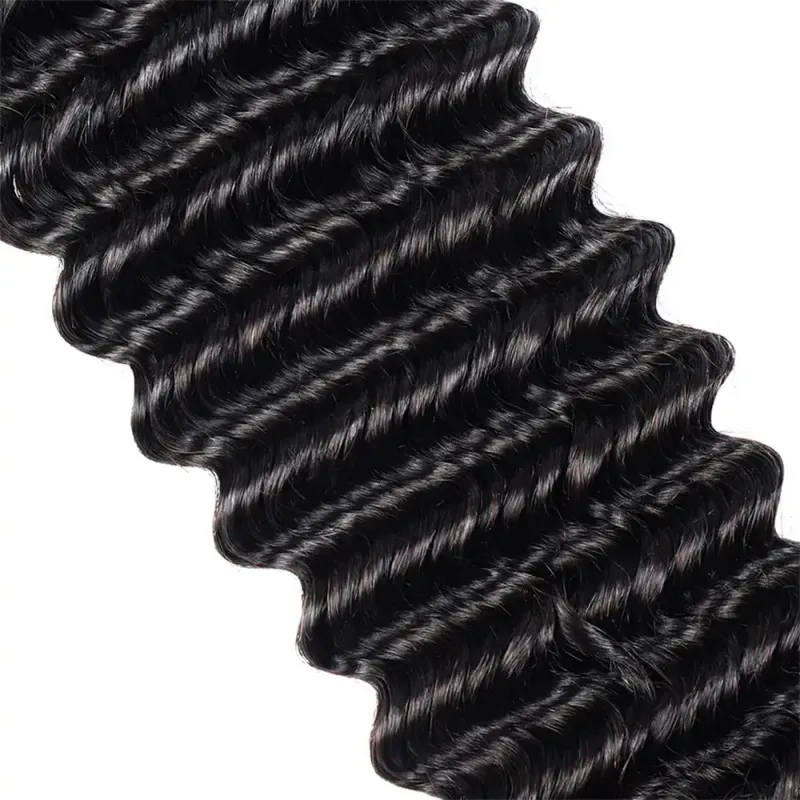 Deep Wave Hair Bulk Human Hair For Braiding Wet Wavy No Weft Braids Extensions Indian_voghion.com
